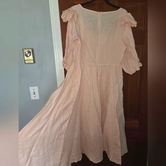 Nour & The Merchant Linen Thimbleweed Dress - Picture 4 of 7